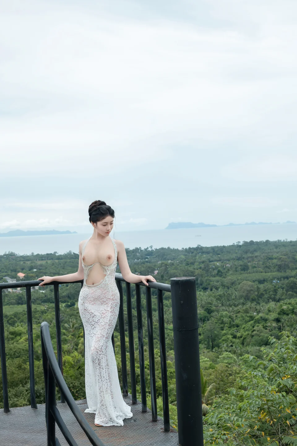 年年 - 白色连衣裙 [73P-314MB] tg@simisebaisi 【丝足阁】018.webp